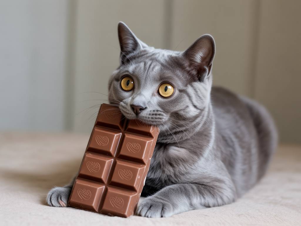 Peut on donner du chocolat à un chat : risques et dangers à connaître