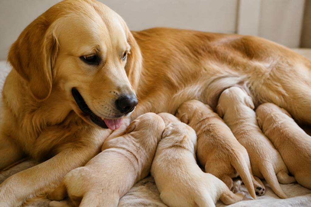 À quel âge un chiot est sevré ?